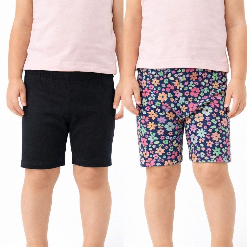 Toddler Girls Biker Shorts Bundle 18M Floral Cat & Jack Jumping Beans